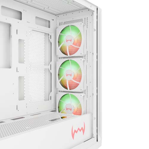 Dawg Y 720 White ARGB ATX Mid Tower Case