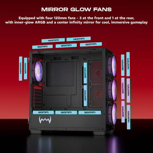 Dawg Y 804 ARGB ATX Mid Tower Case