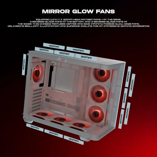 Dawg Y 820 ARGB ATX Mid Tower White Case