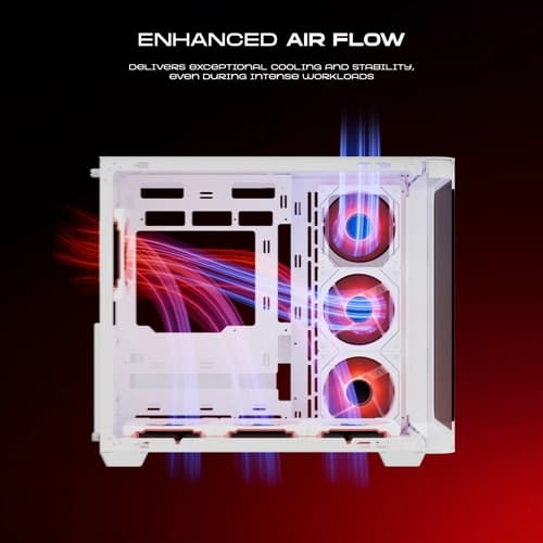 Dawg Y 820 ARGB ATX Mid Tower White Case