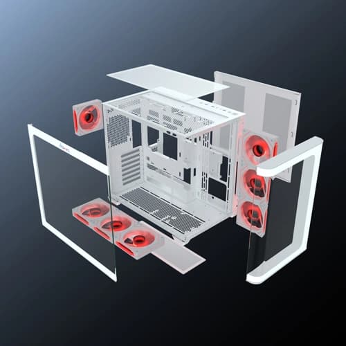 Dawg Y 820 ARGB ATX Mid Tower White Case