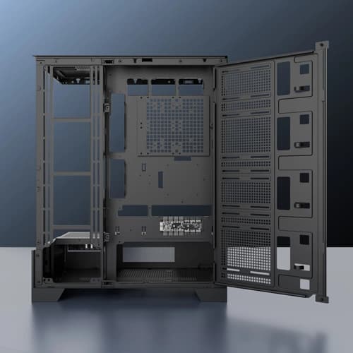 Dawg Y 990 ARGB E-ATX Mid Tower Case with Pre-installed 360mm AIO Cooler