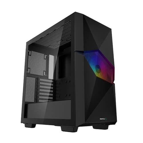DeepCool Cyclops ARGB (E-ATX) Mid Tower Cabinet (Black)
