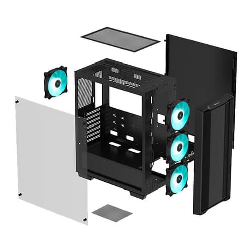 Deepcool CC560 (ATX) Cabinet (Black)