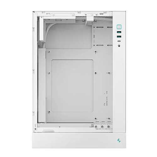 DeepCool CH170 Plus White M-ATX Mini Tower Case