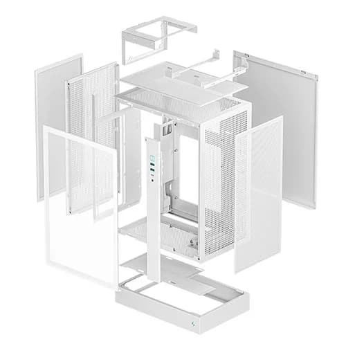 DeepCool CH170 Plus White M-ATX Mini Tower Case