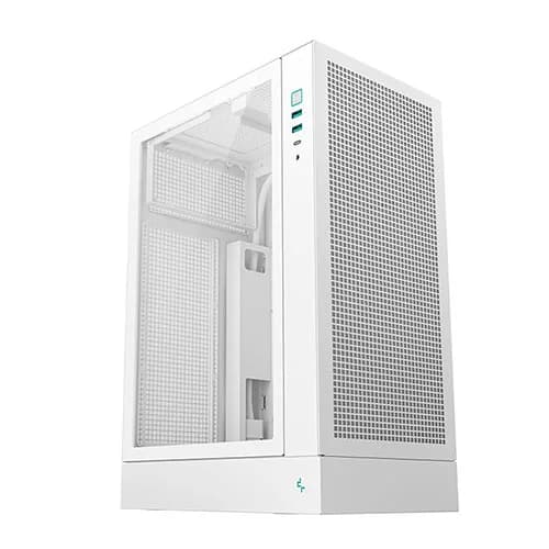 DeepCool CH170 Plus White M-ATX Mini Tower Case