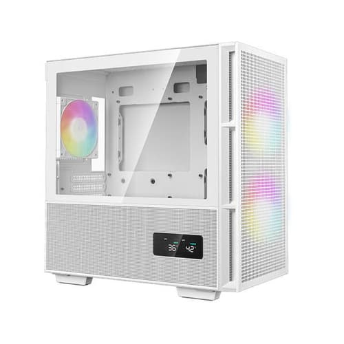 DeepCool CH360 Digital WH (M-ATX) Mini Tower Cabinet (White)