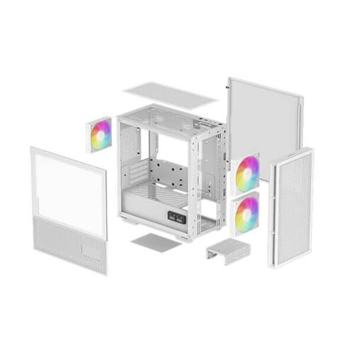 DeepCool CH360 Digital WH (M-ATX) Mini Tower Cabinet (White)