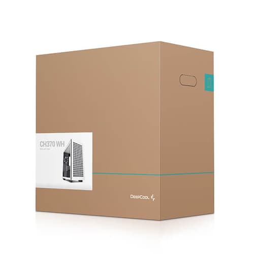 DeepCool CH370 White (M-ATX) Mini Tower Cabinet (White)