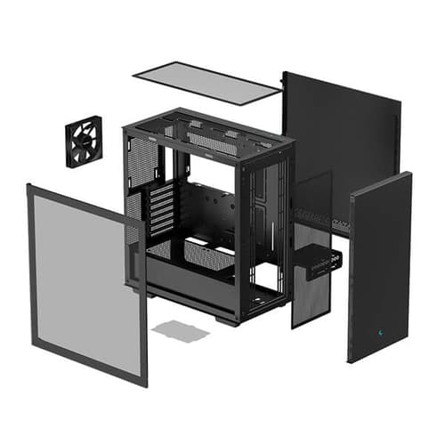 DeepCool CH510 (E-ATX) Mid Tower Cabinet (Black)