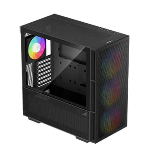 DeepCool CH560 Mesh ARGB (E-ATX) Mid Tower Cabinet (Black)