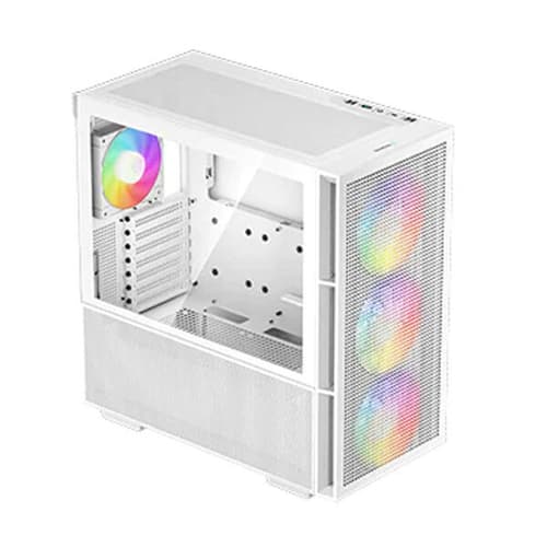 DeepCool CH560 WH Mesh ARGB (E-ATX) Mid Tower Cabinet (White)