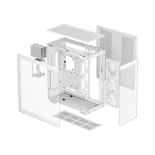 DeepCool CH780 ARGB (E-ATX) Full Tower Cabinet (White)