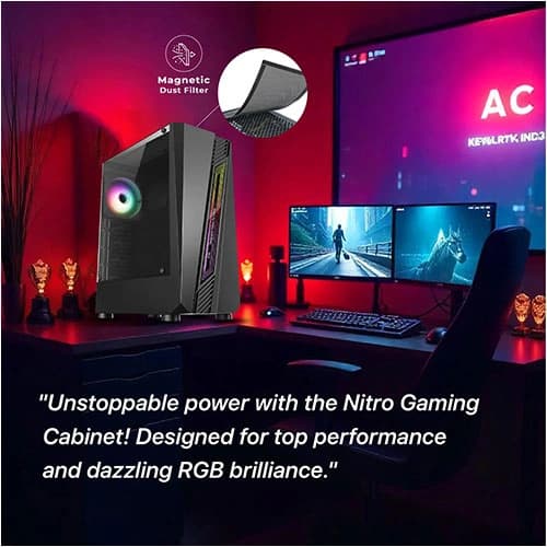 EVM Nitro 540 RGB ATX Mid Tower Case
