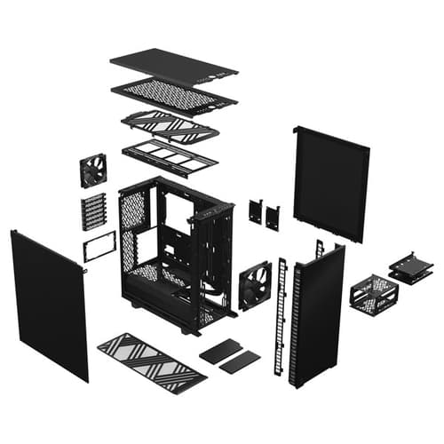 Fractal Design Define 7 Compact (ATX) Mid Tower Cabinet (Black)