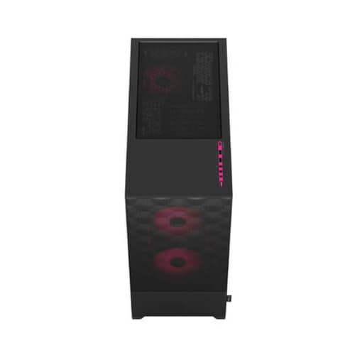 Fractal Design Pop Air RGB Magenta Core TG Clear Tint (ATX) Mid Tower Cabinet with Tempered Glass Side Panel (Black)