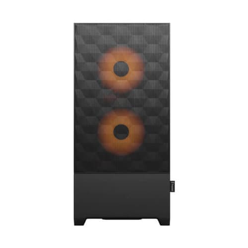 Fractal Design Pop Air RGB Orange Core TG Clear Tint (ATX) Mid Tower Cabinet with Tempered Glass Side Panel (Black)