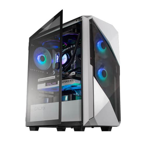 Galax Revolution-01 ARGB (ATX) Mid Tower Cabinet (White)