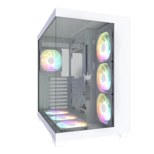 GALAX HOF Allsynq White ARGB ATX Mid Tower Case