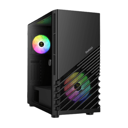 Gamdias Argus M4 ARGB (ATX) Mid Tower Cabinet (Black)