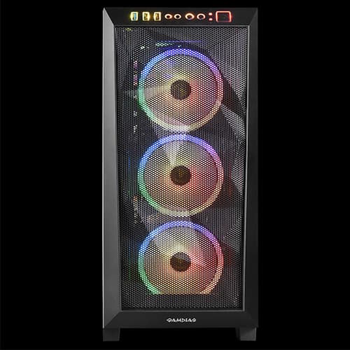 Gamdias Athena M1 Elite ARGB Mid Tower Cabinet (Black)