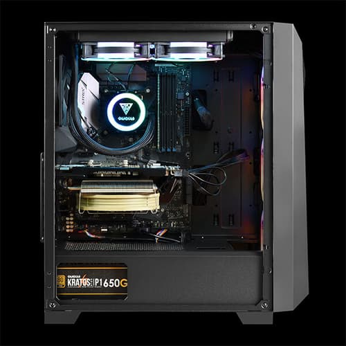 Gamdias Athena M1 Elite ARGB Mid Tower Cabinet (Black)