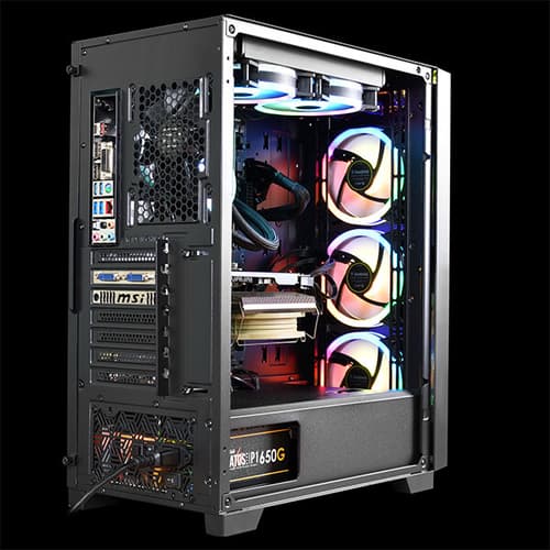 Gamdias Athena M1 Elite ARGB Mid Tower Cabinet (Black)