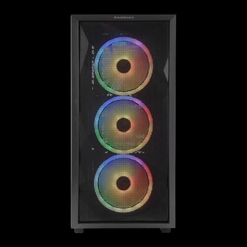 Gamdias Athena M2 ARGB (ATX) Mid Tower Cabinet (Black)
