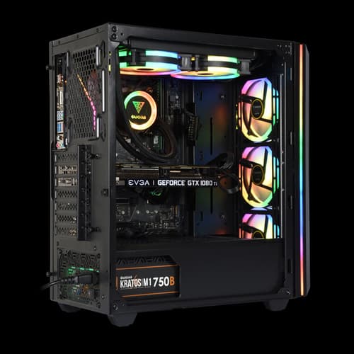 Gamdias Athena M2 ARGB (ATX) Mid Tower Cabinet (Black)