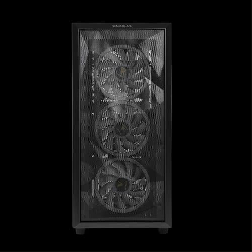 Gamdias Athena M2 ARGB (ATX) Mid Tower Cabinet (Black)