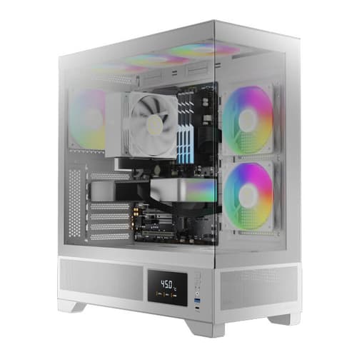 Gamdias Atlas M1 White ARGB Mid Tower ATX Case