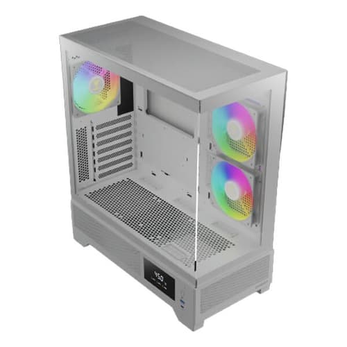 Gamdias Atlas M1 White ARGB Mid Tower ATX Case