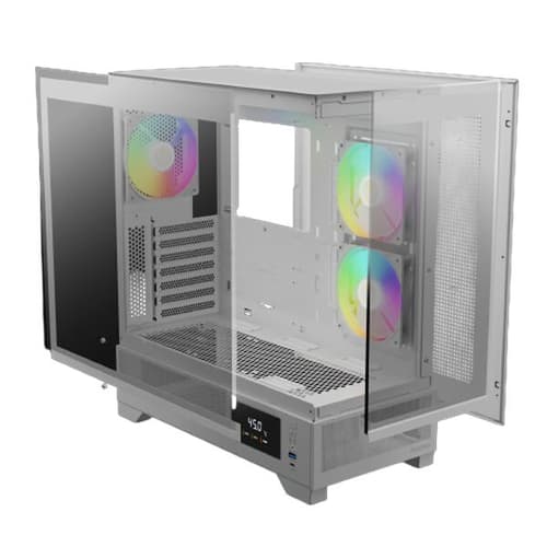 Gamdias Atlas M1 White ARGB Mid Tower ATX Case