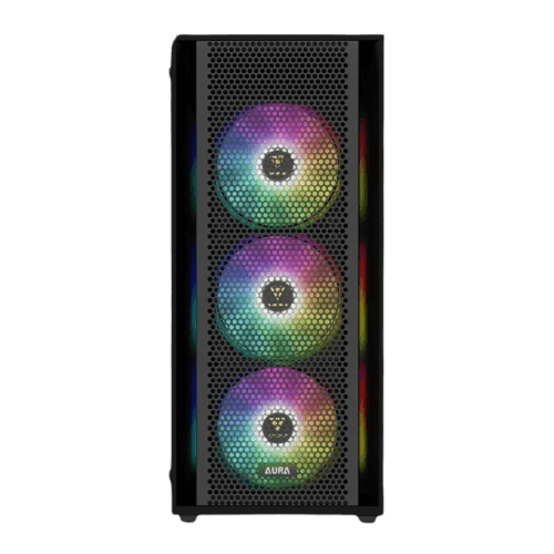 Gamdias Aura GC2 Elite V2 ARGB (ATX) Mid Tower Cabinet (Black)