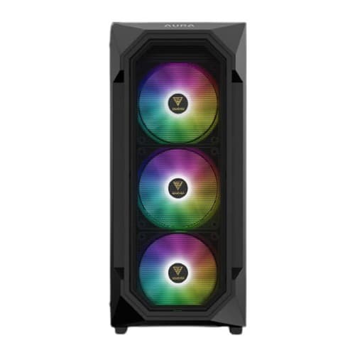Gamdias Aura GC1 Elite V2 ARGB (ATX) Mid Tower Cabinet (Black)