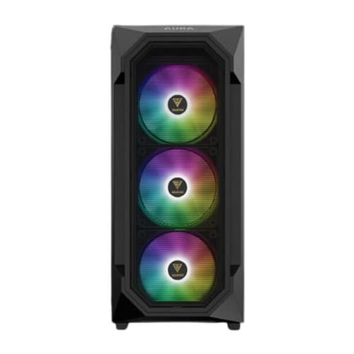 Gamdias Aura GC1 Elite (ATX) Mid Tower Cabinet (Black)