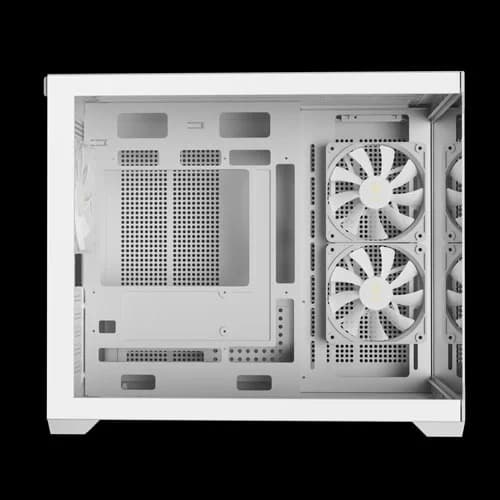 Gamdias Aura GC10M V2 White ARGB M-ATX Mini Tower Case
