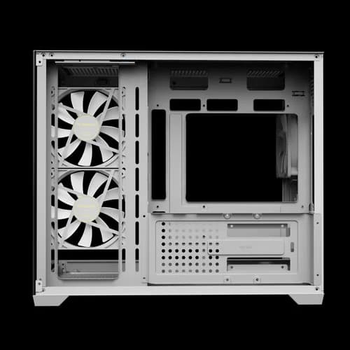 Gamdias Aura GC10M V2 White ARGB M-ATX Mini Tower Case