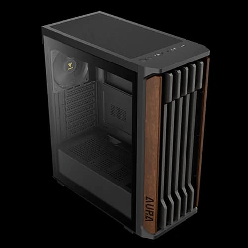 Gamdias AURA GC11 Wood ATX Mid Tower Case