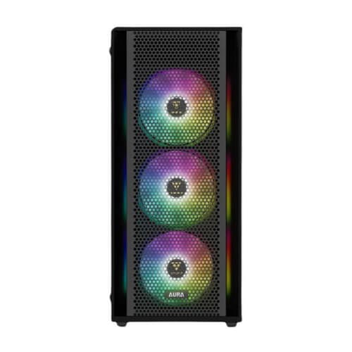 Gamdias Aura GC2 Elite (ATX) Mid Tower Cabinet (Black)