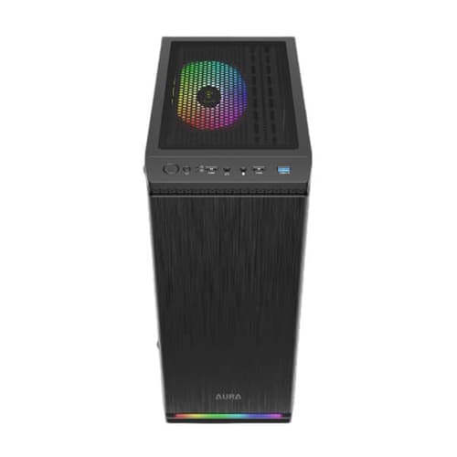 Gamdias Aura GC8 ARGB (ATX) Mid Tower Cabinet (Black)