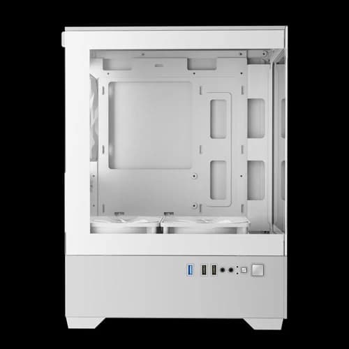 Gamdias Aura GC9M White ARGB M-ATX Mini Tower Case