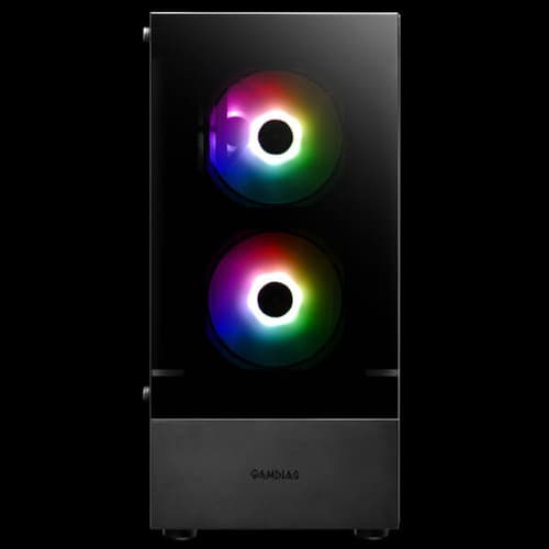 Gamdias Talos E3 ARGB (ATX) Mid Tower Cabinet (Black)