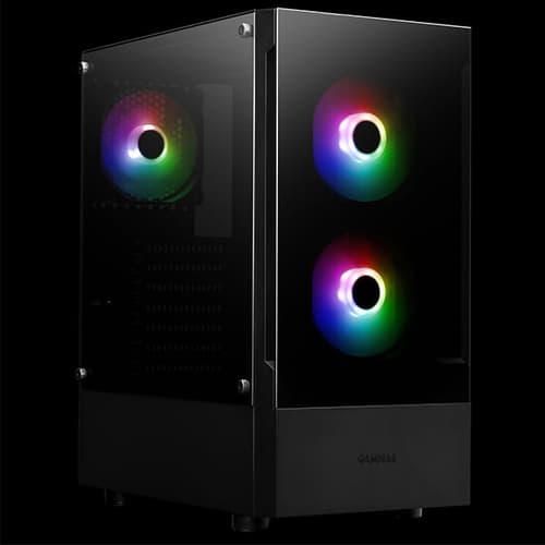 Gamdias Talos E3 ARGB (ATX) Mid Tower Cabinet (Black)