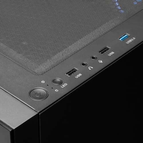 Gamdias Talos E3 ARGB (ATX) Mid Tower Cabinet (Black)