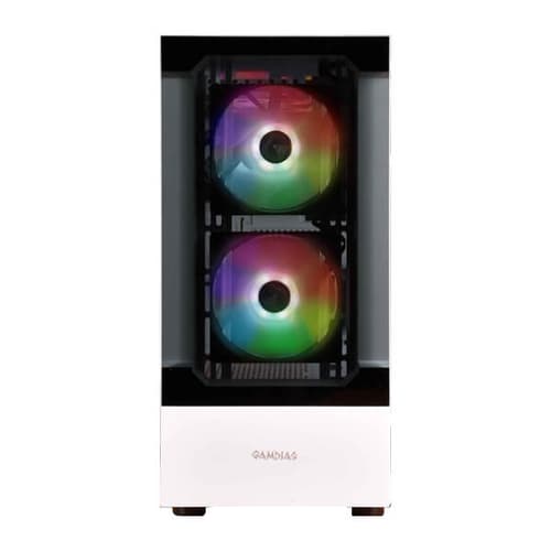 Gamdias Talos E3 WH ARGB (ATX) Mid Tower Cabinet (White)