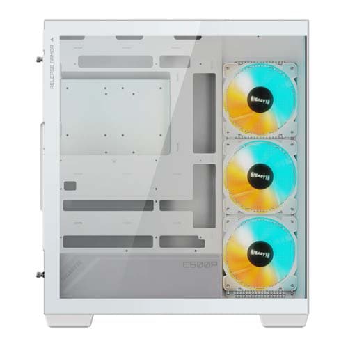 Gigabyte C500 Panoramic Stealth ICE ARGB White ATX Mid Tower Case