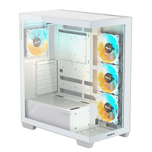 Gigabyte C500 Panoramic Stealth ICE ARGB White ATX Mid Tower Case