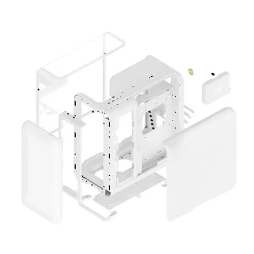 Hyte X50 Snow White E-ATX Mid Tower Case